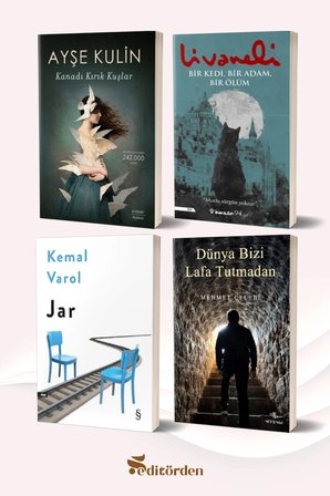 Kanadı Kırık Kuşlar/Ayşe Kulin - Bir Kedi, Bir Adam, Bir Ölüm/Zülfü Livaneli - Jar/Kemal Varol - Dünya Bizi Lafa Tutmadan