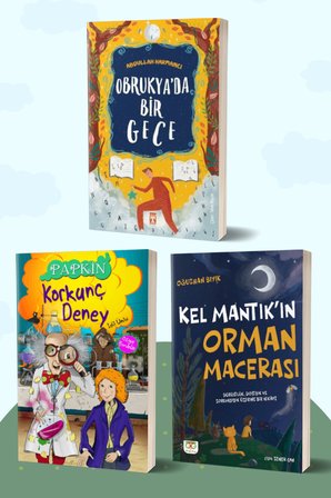Obrukya’da Bir Gece/Abdullah Harmancı - Korkunç Deney Papkin/İdil Ünlü - Kel Mantık’ın Orman Macerası/Oğuzhan Bıyık