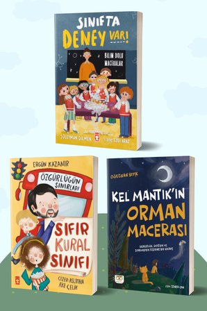 Sınıfta Deney Var! Bilim Dolu Maceralar/Süleyman Dilmen - Sıfır Kural Sınıfı & Özgürlüğün Sınırları /Ergün Kazanır - Kel Mantık’ın Orman Macerası/Oğuzhan Bıyık