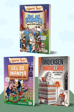 Şaşırtıcı Osmanlı Gerçekleri Eğlenceli Tarih/Nasuh Matrakçı - Ezber Bozan Osmanlı Tarihi/Metin Özdamarlar - Andersen Masalları/Hans Christian Andersen