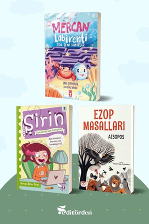 Mercan Labirenti: Yol Seni Hatırlar/Emel Çetin Dilek - Şirin Anlatmazsam Çatlarım/Birsen Ekim Özen - Ezop Masalları/Aisopos