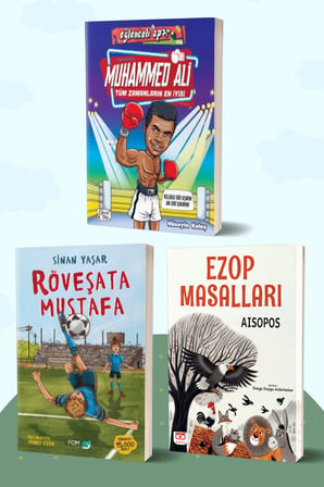 Muhammed Ali Tüm Zamanların En İyisi/Hüseyin Keleş - Röveşata Mustafa/Sinan Yaşar - Ezop Masalları/Aisopos