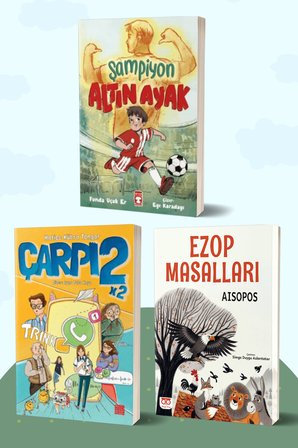 Şampiyon Altın Ayak/Funda Uçuk Er - Çarpı 2/Hatice Kübra Tongar - Ezop Masalları/Aisopos