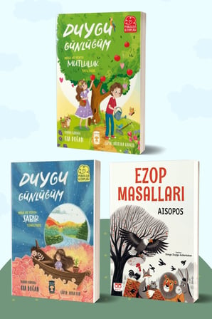 Mira ve Yekta Mutluluk Tatili’nde - Mira ve Yekta Sabır Tüneli’nde/Oya Doğan - Ezop Masalları/Aisopos