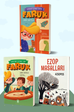Şehirdeki Gizemli Sinyal Faruk - Sınıftaki Gizemli Saat Faruk/Caner Sarıoğlu - Ezop Masalları/Aisopos