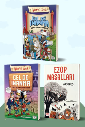 Şaşırtıcı Osmanlı Gerçekleri Eğlenceli Tarih/Nasuh Matrakçı - Ezber Bozan Osmanlı Tarihi/Metin Özdamarlar - Ezop Masalları/Aisopos