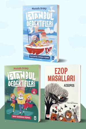 İstanbul Dedektifleri 3 Profesör’ün Sırrının Peşinde - İstanbul Dedektifleri Kayıp Haritanın Peşinde/Mustafa Orakçı - Ezop Masalları/Aisopos
