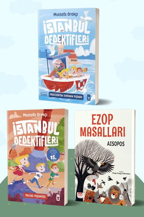 İstanbul Dedektifleri 3 Profesör’ün Sırrının Peşinde - İstanbul Dedektifleri 4 Tehlike Peşimizde/Mustafa Orakçı - Ezop Masalları/Aisopos