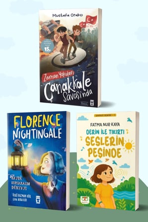 Zaman Yolcuları Çanakkale Savaşı’nda/Mustafa Orakçı - Florence Nightingale Haydi Kurtaralım Dünyayı 2/Ülkü Hazman Hür - Derin ile Tıkırtı Seslerin Peşinde/Fatma Nur Kaya