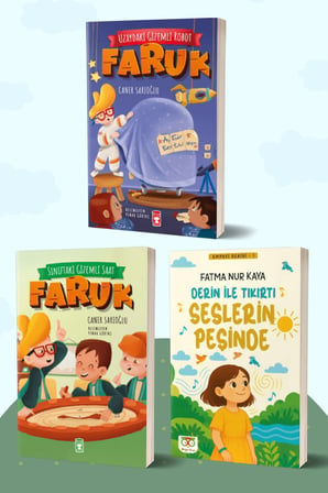 Uzaydaki Gizemli Robot Faruk - Sınıftaki Gizemli Saat Faruk/Caner Sarıoğlu - Derin ile Tıkırtı Seslerin Peşinde/Fatma Nur Kaya