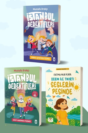 İstanbul Dedektifleri Karaltı Çetesinin Peşinde - İstanbul Dedektifleri Kayıp Haritanın Peşinde/Mustafa Orakçı - Derin ile Tıkırtı Seslerin Peşinde/Fatma Nur Kaya