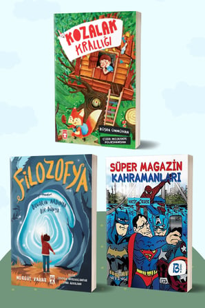 Kozalak Krallığı/Büşra Ümmühan Samancıoğlu - Filozofya Duvarın Ardında Bir Dünya/Nurgül Bahar - Süper Magazin Kahramanları/Vacip Örger