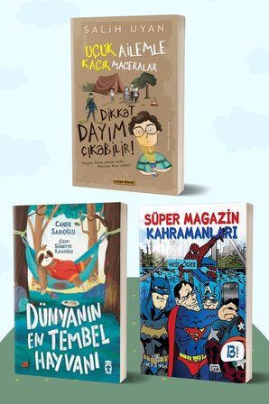 Dikkat Dayım Çıkabilir/Salih Uyan - Dünyanın En Tembel Hayvanı/Caner Sarıoğlu - Süper Magazin Kahramanları/Vacip Örger