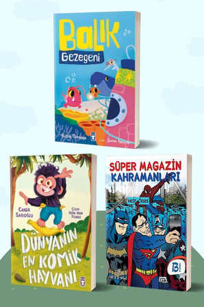 Balık Gezegeni/Büşra Tümkaya - Dünyanın En Komik Hayvanı/Caner Sarıoğlu - Süper Magazin Kahramanları/Vacip Örger