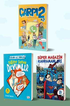Çarpı 2/Hatice Kübra Tongar - Dillere Destan Deyimler/Ferhat Taştekin - Süper Magazin Kahramanları/Vacip Örger