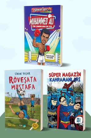 Muhammed Ali Tüm Zamanların En İyisi/Hüseyin Keleş - Röveşata Mustafa/Sinan Yaşar - Süper Magazin Kahramanları/Vacip Örger