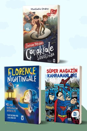 Zaman Yolcuları Çanakkale Savaşı’nda/Mustafa Orakçı - Florence Nightingale Haydi Kurtaralım Dünyayı 2/Ülkü Hazman Hür - Süper Magazin Kahramanları/Vacip Örger