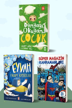 Dünyayı Okuyan Çocuk/Mert Arık - Eyvah Fikrim Kayboldu/Deniz Sevdi - Süper Magazin Kahramanları/Vacip Örger