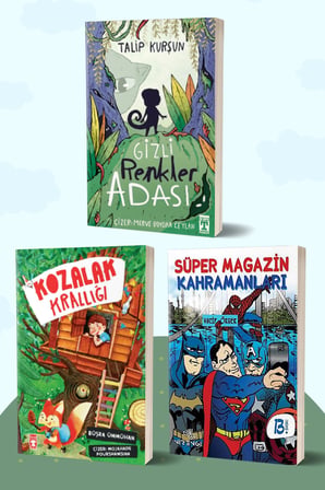 Gizli Renkler Adası/Talip Kurşun - Kozalak Krallığı/Büşra Ümmühan Samancıoğlu - Süper Magazin Kahramanları/Vacip Örger