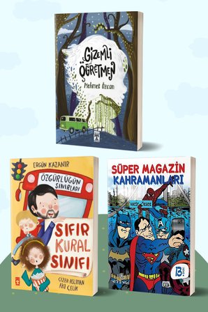 Gizemli Öğretmen/Mehmet Özcan - Sıfır Kural Sınıfı & Özgürlüğün Sınırları/Ergün Kazanır - Süper Magazin Kahramanları/Vacip Örger