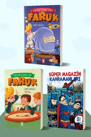 Uzaydaki Gizemli Robot Faruk - Sınıftaki Gizemli Saat Faruk/Caner Sarıoğlu - Süper Magazin Kahramanları/Vacip Örger