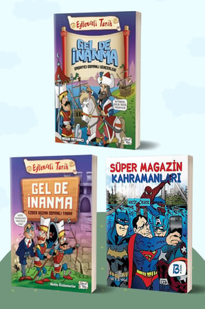 Şaşırtıcı Osmanlı Gerçekleri Eğlenceli Tarih/Nasuh Matrakçı - Ezber Bozan Osmanlı Tarihi/Metin Özdamarlar - Süper Magazin Kahramanları/Vacip Örger