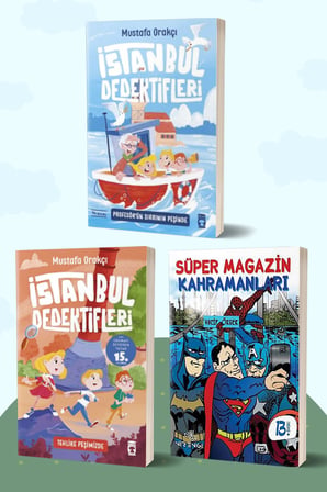İstanbul Dedektifleri 3 Profesör’ün Sırrının Peşinde - İstanbul Dedektifleri 4 Tehlike Peşimizde/Mustafa Orakçı - Süper Magazin Kahramanları/Vacip Örger