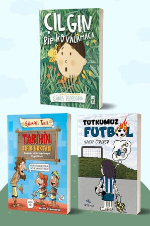 Çılgın Bir Kovalamaca/Güneş Bloedorn - Tarihin Sıfır Noktası Eğlenceli Tarih/Metin Özdamarlar - Tutkumuz Futbol/Vacip Örger