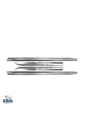 Renault Clio 5 HB Krom Yan Kapı Çıtası 4 Prç. 2019 ve Üzeri P.Çelik