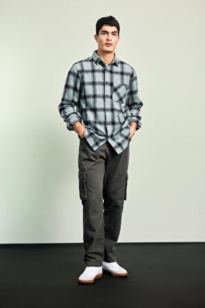 DeFacto Regular Fit Kareli Oduncu Uzun Kollu Gömlek A5517AX23AUGN1102