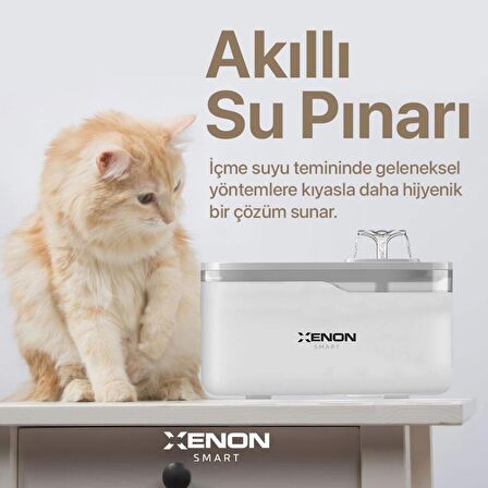 Xenon Smart Akıllı Kedi Köpek Su Pınarı ,Su Kabı Wi-Fi Destekli