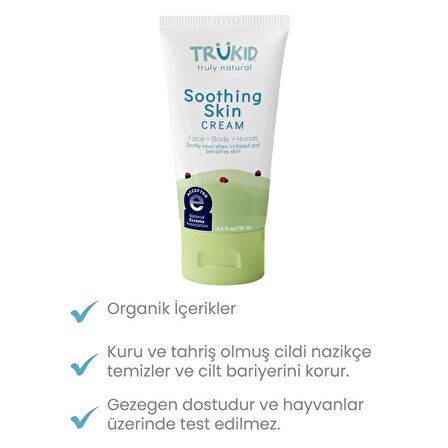 Trukid Trubaby Soothing Skin (Eczema) Face & Body Wash 236,5 ml - Egzama Yüz & Vücut Yıkama Jeli