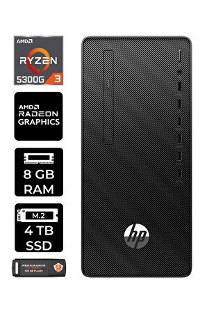 HP 295 G9 RYZEN 3 5300G 8GB RAM 4TB SSD W11PRO 6D391EA MASAÜSTÜ PC & PER4 BELLEK