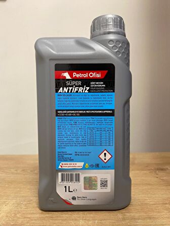 Petrol Ofisi Yeşil Antifiriz 1Litre (Mavi yerine de geçer.)