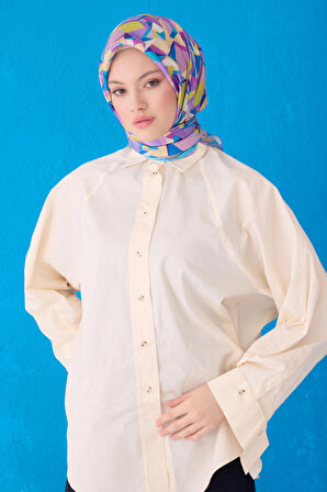 Saf İpek Eşarp 4106D (Twill İpek)