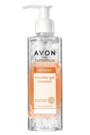 Avon True Radiance Micellar Nar ve Papaya Özlü Jel Temizleyici 195 Ml.