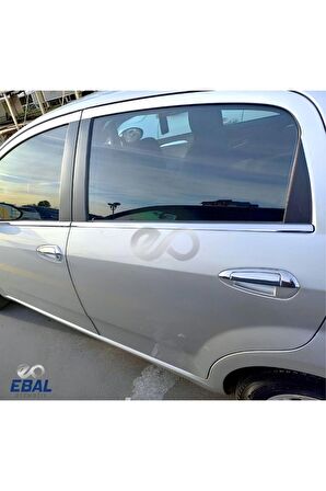 Fiat Grande Punto Krom Cam Çıtası 6 Parça 2006 Üzeri P.Çelik