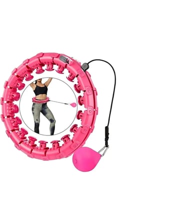 130 CM hulahoop 4 Mevsim Ayarlanabilir 24 parça Fitness Antrenman Halkası Kadınlar İçin Evde Pilates