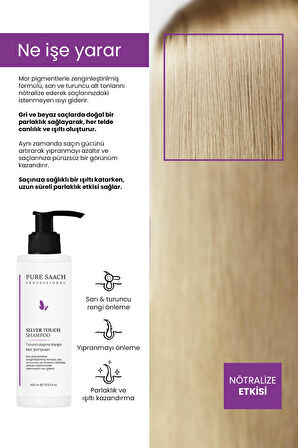 PURE SAACH PROFESSIONAL SİLVER MOR PİGMENT ŞAMPUAN