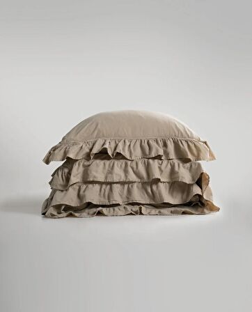 STONEWASHED NEVRESİM TAKIMI ÇİFT KİŞİLİK OXFORTAN