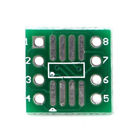 8 Pinli SO/MSOP/TSAOP/SOIC/SOP8'yi DIP8'e Dönüştürücü Kart