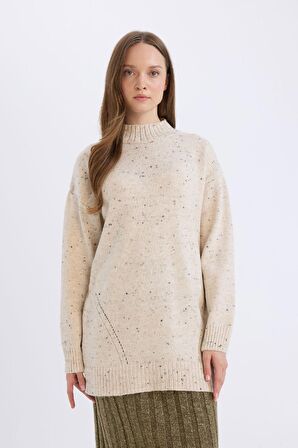 Relax Fit Yarım Balıkçı Yaka Tunik