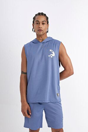 DeFactoFit Shaquille O'Neal Standart Fit Kapüşonlu Atlet C6994AX24HSBE323