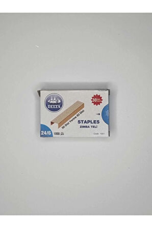 Tel Zımba 24/6 Sarı 6 Kutu 6000 Adet