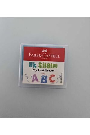 Faber-Castell Ilk Silgim Plastik Kutulu Renkli Hamur Silgi Mavi (3 Adet)
