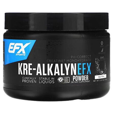 EFX Sports Kre-Alkalyn Creatine Powder 100 Grams