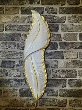 Tüy aplik led'li pilli dekoratif duvar dekoru