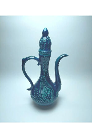 El Dekoru Özel Seri Ibrik Turkuaz 30 Cm