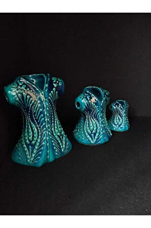 Turkuaz Kaftan Seti 3'lü