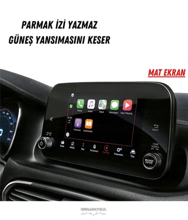 Fıat Egea Urban 2024 Navigasyon ve Multimedya Uyumlu Mat Ekran Koruyucu